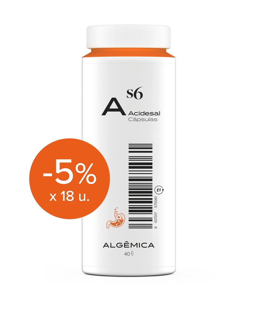Llançament As6 Acidesal (18 u. 5% dte)