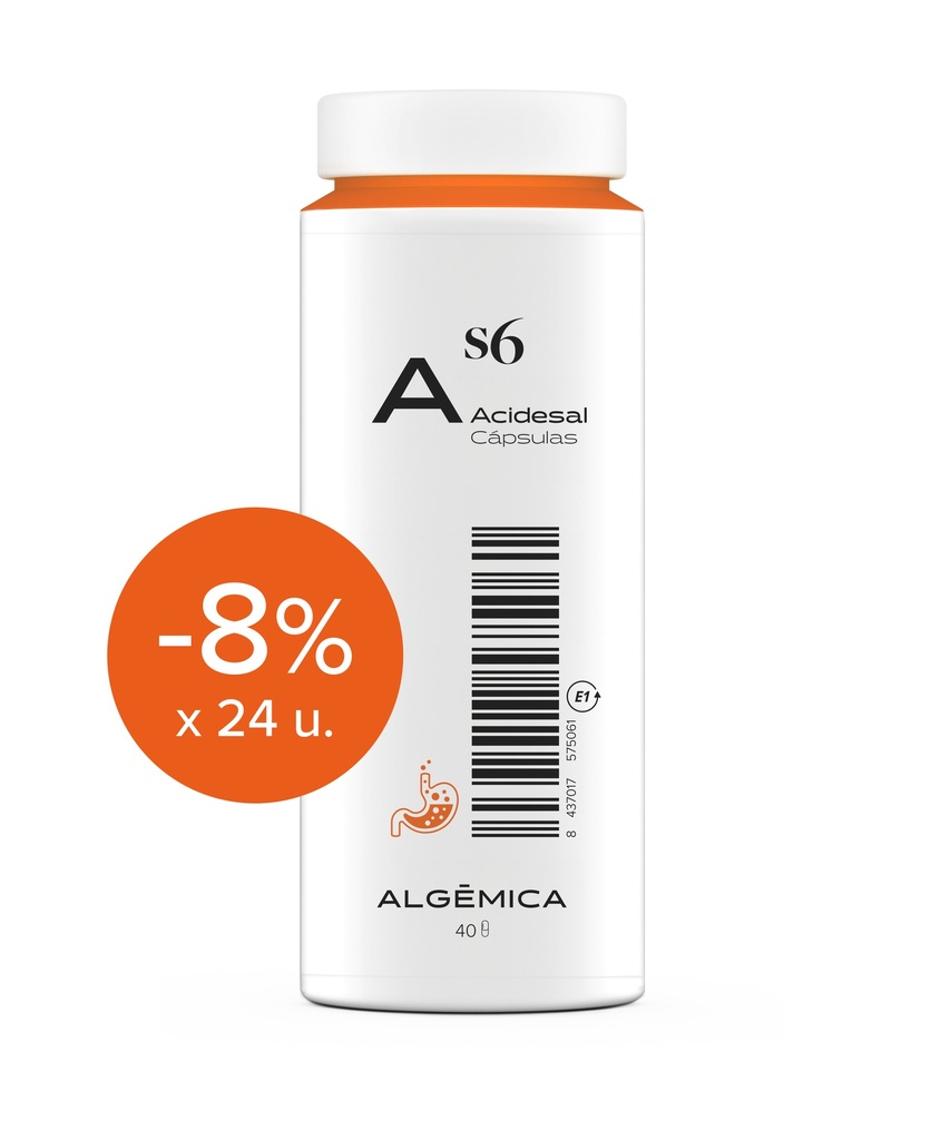 Llançament As6 Acidesal (24 u. 8% dte)